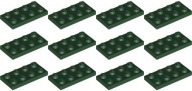 LEGO 3020 TANIER 2x4 tmavozelená (15g) 12 ks
