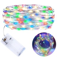 SVETLÁ NA VIANOČNÝ STROMČEK FAREBNÉ SVETLÁ 20 LED