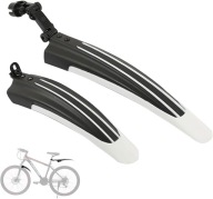 BLATNÍKY NA BICYKEL SADA NA BICYKEL PREDNÝ ZADNÝ 2 KS MTB 24-26 BIELY