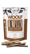 WOOLF Rabbit Polloch Sandwich Rabbit 100g Vlnené pochúťky pre králikov