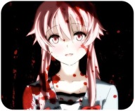 Anime podložka pod myš Mirai Nikki Yuno Gasai