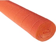 Krepový papier, CRIPPED TALIANSKÁ Papier hodvábny 180g Krep č. 17E6 koralovo-oranžová
