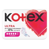 KOTEX Ultra Super hygienické vložky, 7 ks.