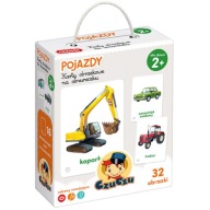 CzuCzu Obrázkové karty na šnúrke Vozidlá 2 roky+