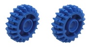 LEGO Sprocket 20 pre prevodovku 35185 modrá - 2 kusy