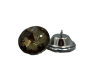 GOMBÍKY ČALÚNNE SKLENÉ DIAMANTOVÉ 25 mm - 8 ks