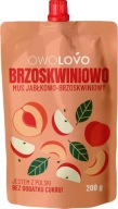 OWOLOVO Jablkovo-broskyňová pena 200 g | OVOCIE NATURAL bez CUKRU