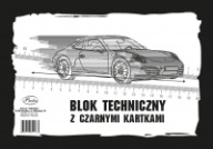 Technická podložka A4 s čiernymi listami Protos