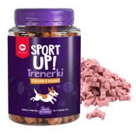 MACED TRAINERS Mäsová pochúťka Lososový olej 300g
