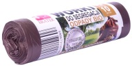 HNEDÉ vrecia na triedenie odpadu, BIO odpad, kôš 60L