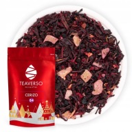 VIANOČNÝ OVOCNÝ ČAJ AKO DARČEK ČEREŠNE V ROM CERIZO TEAVERSO 50G