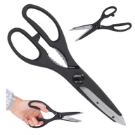 Univerzálne kancelárske kuchynské nožnice, ostré, pevné oceľové nožnice, 21 cm