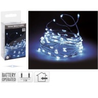 Lampy na batérie 40 LED diód na drôte