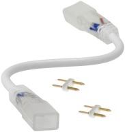 Dlhý konektor pre LED pásik 230V 6W + vidlice