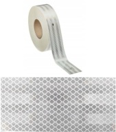 3M 983-10 REFLEXNÁ KONTUROVÁ samolepiaca PÁSKA 55mm/1m biela Diamant