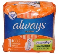 Hygienické vložky Always Ultra 1 NORMAL 10 ks