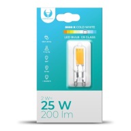 LED sklenená žiarovka G9 2W 230V 6000K 300° 200lm