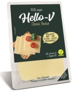 Rastlinná alternatíva žltého syra - plátky 140 g HELLO-V