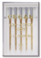 Pre hrubé nite priadza TITANIUM Top Stitch 90