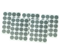 Plsťové podložky, priemer 20 mm, 100 ks, plsť na nábytok