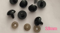 Oči oči pre hračky maskota 16mm 10 ks (5 párov)