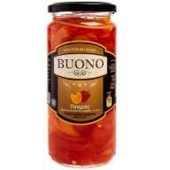 Grécka nakladaná paprika v marináde, sladká paprika v marináde 450g