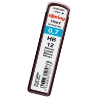 Tuhy pre mechanické ceruzky HB Rotring TIKKY 0,7 mm 12 kusov náplní