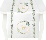 IHS Communion Table Runner Dekorácia na stôl z eukalyptu