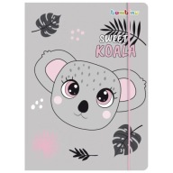 Školská zložka Koala/Fox A4 s gumičkou