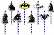 NARODENINOVÉ SLAMKY s POSTAVIČKAMI - BATMAN DC MARVEL COMICS MOVIES - 8 ks.