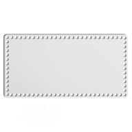 biely základný košík dno 22x43cm HDF obdĺžnik