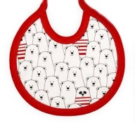 Podbradník BIB MIX, dievčenské farby KLEKLE