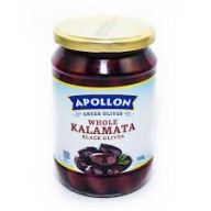 KALAMATA GRÉCKE OLIVY 720g ČIERNE OLIVY V MARINET