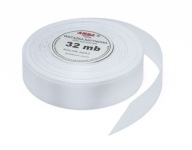 Saténová stuha Biela stuha 25mm 32m 8002