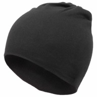 Mikinová čiapka W385A Black Smooth