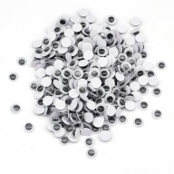 POHYBLIVÉ OČI NA DEKORÁCIU 8x3mm 350ks/20g