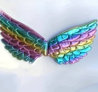 Plesový kostým UNICORN wings soft RAINBOW narodeninový