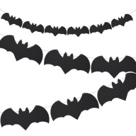 Banner Halloween Dekorácie Garland Dekoratívne Bat