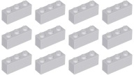 LEGO 3622 BRICK 1x3 svetlosivá NOVINKA (15g) 12 ks.