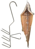 H-326-D háčik na údenie veľkých rýb, 6 čepelí, 24 cm