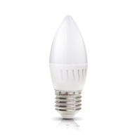 LED žiarovka na sviečku SW 9W E27 PREMIUM teplá farba 3000K KASWE279WCB Kobi