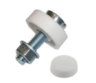 Montážne skrutky na ŠPZ 6,0 x 20 mm Farba uzáveru Biela