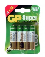 Batéria GP Super Alkaline LR6 (4+4) 15A-U8