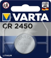 Lítiová batéria pre karty diaľkového ovládania Varta FLAT CR2450