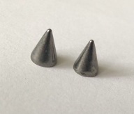 SPIKE Čapy 9,5mm so skrutkou, 10ks, tmavý nikel
