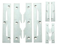 KOVOVÝ HÁK NA POSTELI DVA KRÁTKE HÁKY 140 mm SADA NÁBYTKOVÉHO KOVACIEHO KOVANIA