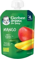 GERBER BIO Mango dezert v tube pre bábätká po 4 mesiacoch 80g