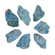 APATITE modrá prírodná hrudka surová 5g-10g