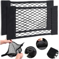 2x TAŠKA ORGANIZÁTOR PEVNÁ SIEŤ NA VELKRO NA KUFOR 40x25