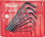 Sada imbusových kľúčov 0,7 - 3 mm. 8PK-022